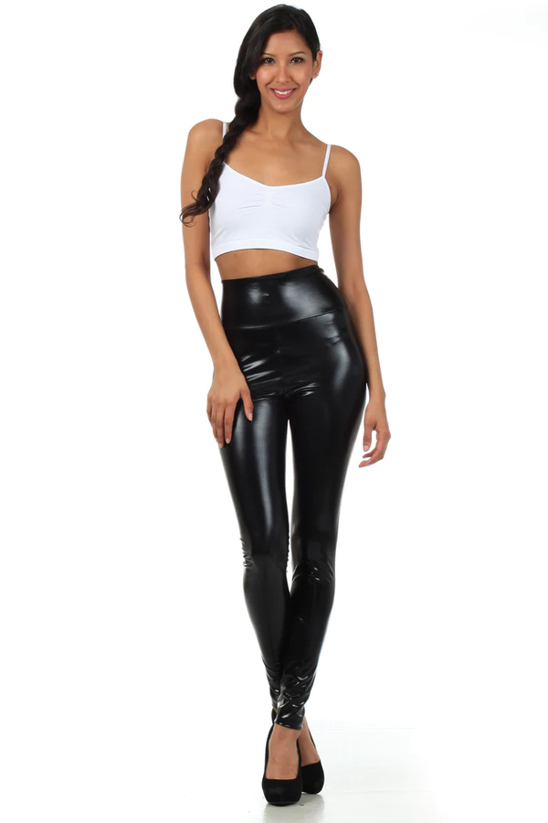 Shine Bright in Sakkas Liquid Metallic Leggings - Made in the USA