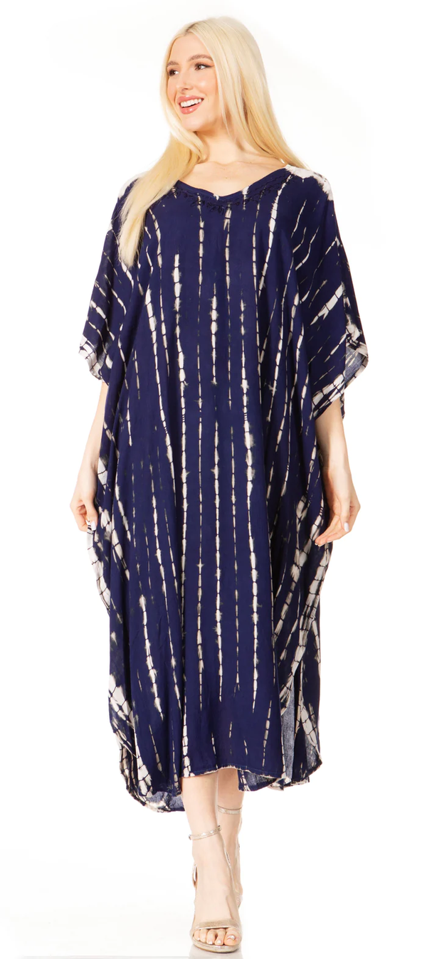 Elevate Your Summer Style with the Maitte Women's Caftan Cover-Up Dress by Sakkas