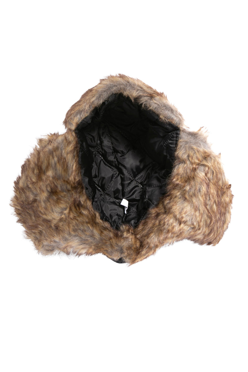 Sakkas Unisex Weatherproof Nylon Faux Fur Lined Winter Earflap Bomber Trooper Aviator Hat