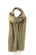 Sakkas Ellington Unisex Knit Scarf#color_CableKnitKhaki