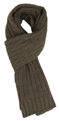 Sakkas Ellington Unisex Knit Scarf#color_CableKnitOlive