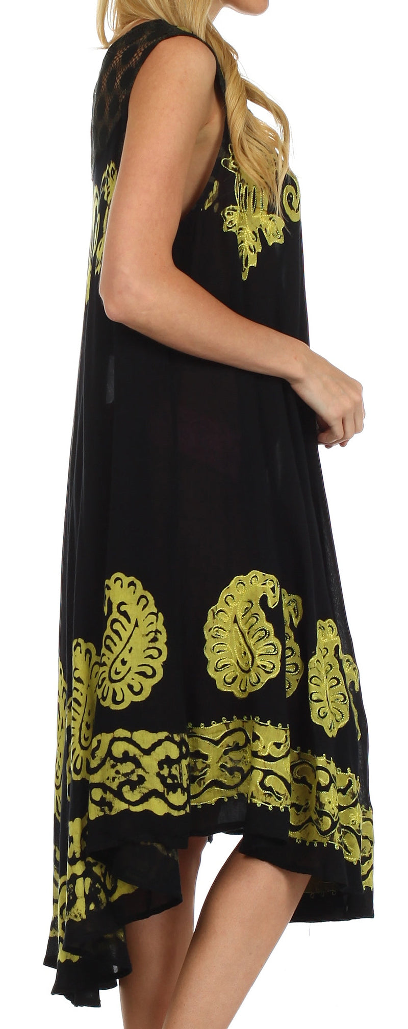 Sakkas Zayna Embroidered Caftan Dress