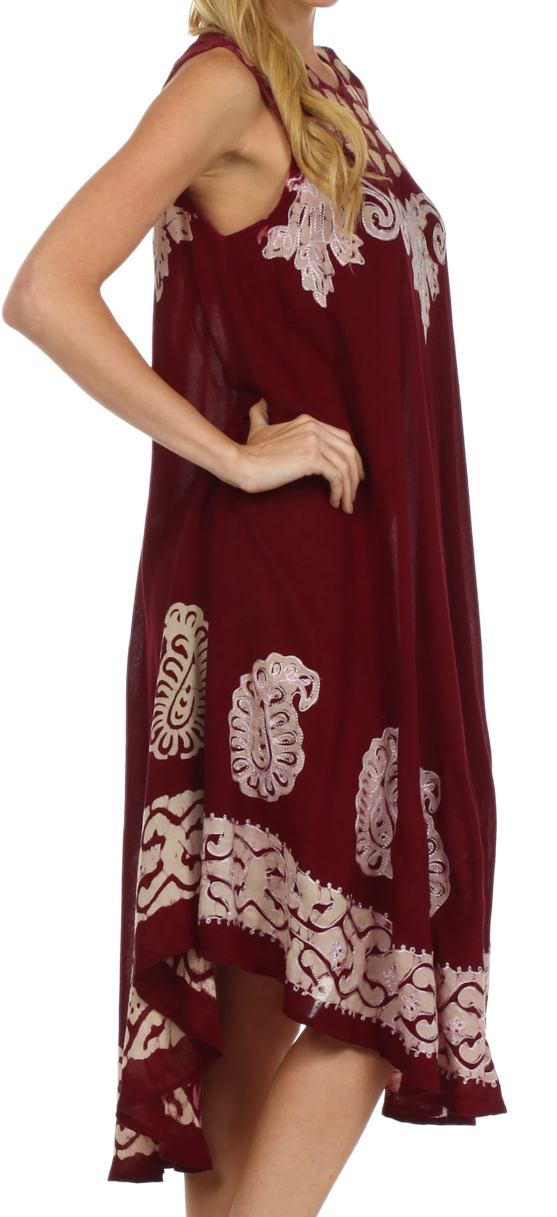 Sakkas Zayna Embroidered Caftan Dress