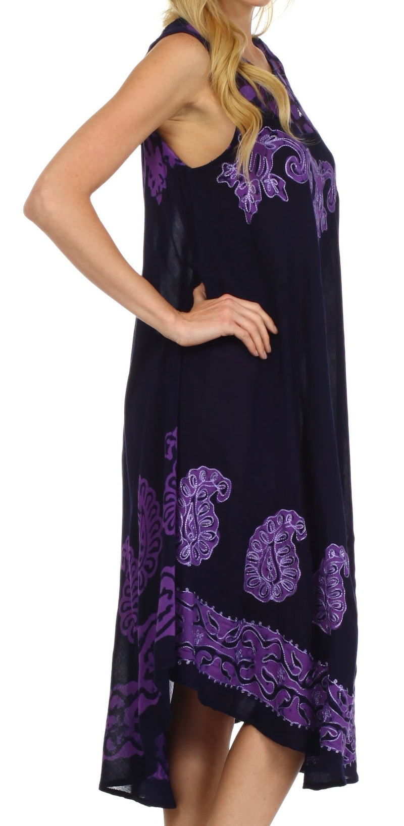 Sakkas Zayna Embroidered Caftan Dress