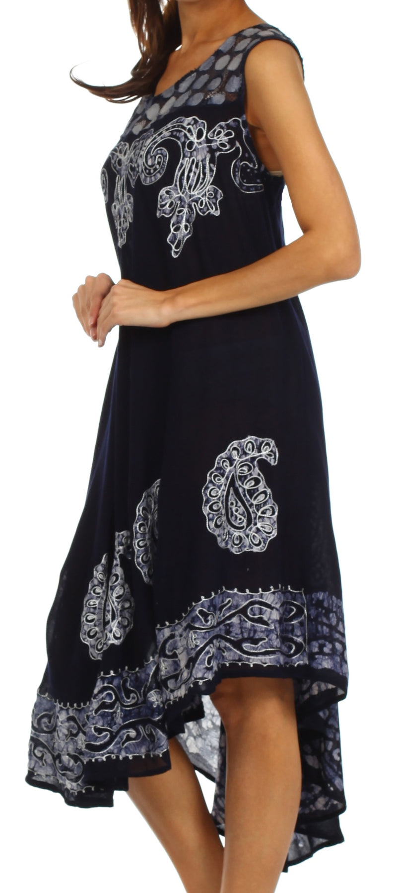 Sakkas Zayna Embroidered Caftan Dress