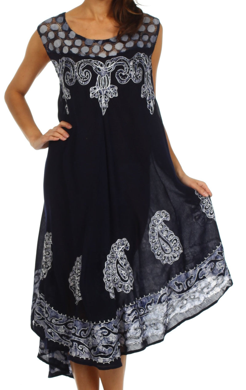 Sakkas Zayna Embroidered Caftan Dress